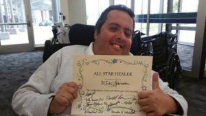 Eric healed from using Aquila's wheelchair cushion